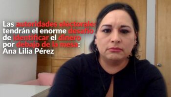 'Las autoridades electorales tendrán el enorme desafío de identificar el dinero por debajo de la mesa': Ana Lilia Pérez