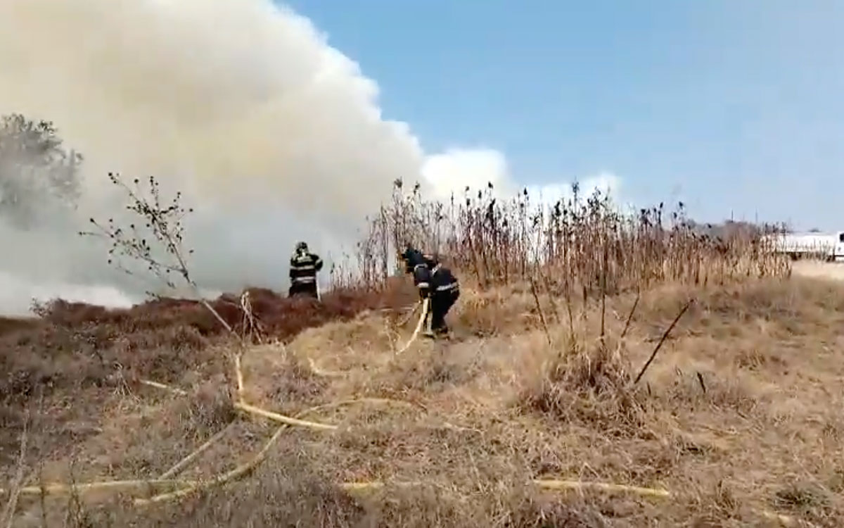 CCH Azcapotzalco mantiene suspensión de clases por incendio en Vaso regulador ‘El Cristo’