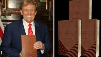 Trump lanza Biblia 'Dios Bendiga a Estados Unidos'