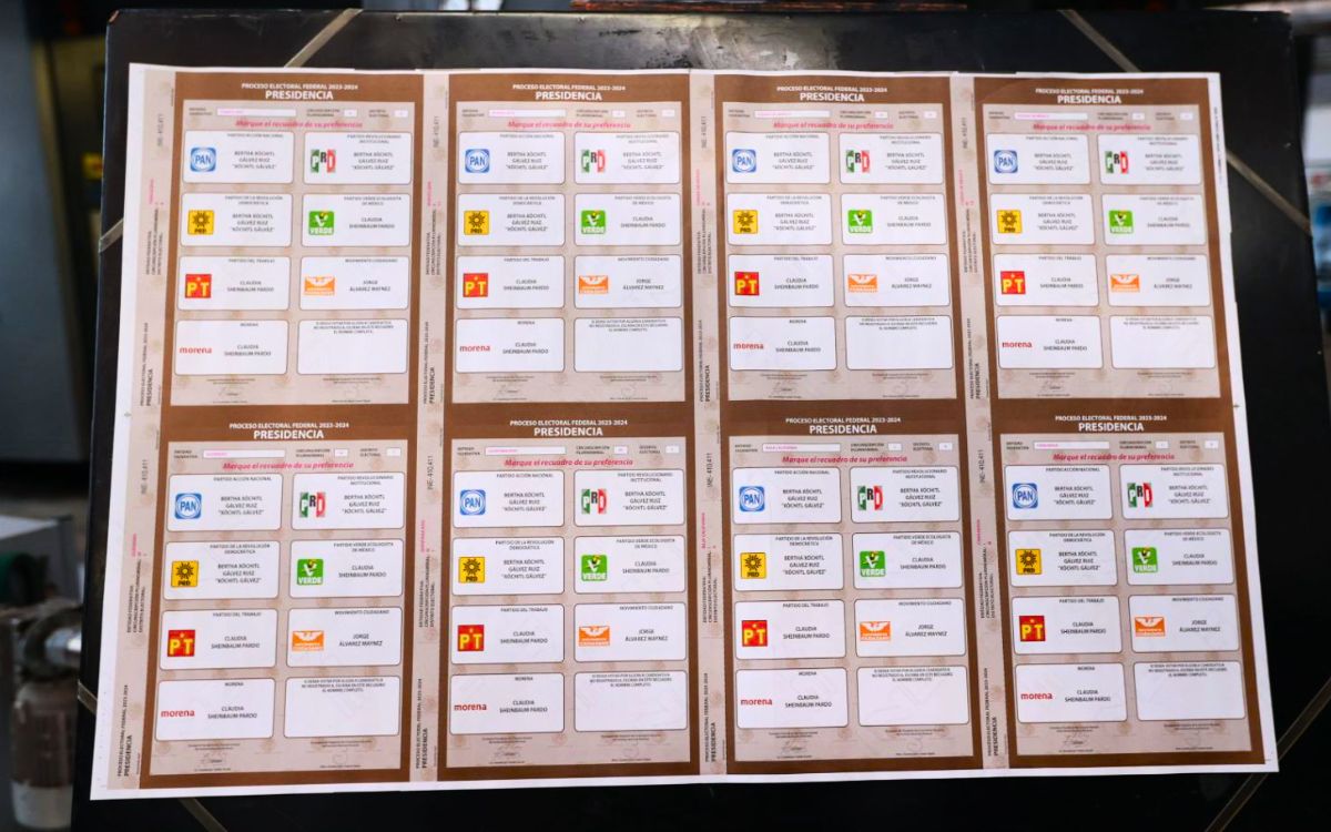 Finaliza impresión de boletas presidenciales; siguen las senatoriales Finaliza impresión de boletas presidenciales; siguen las senatoriales
