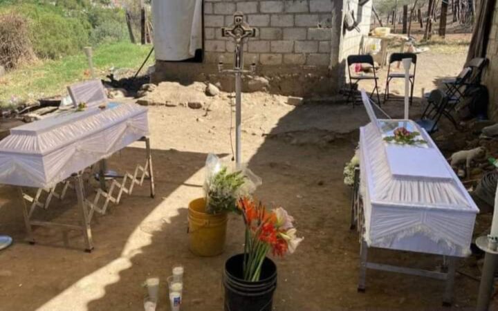 Despiden a gemelos hallados sin vida en una barranca de Yecapixtla, Morelos