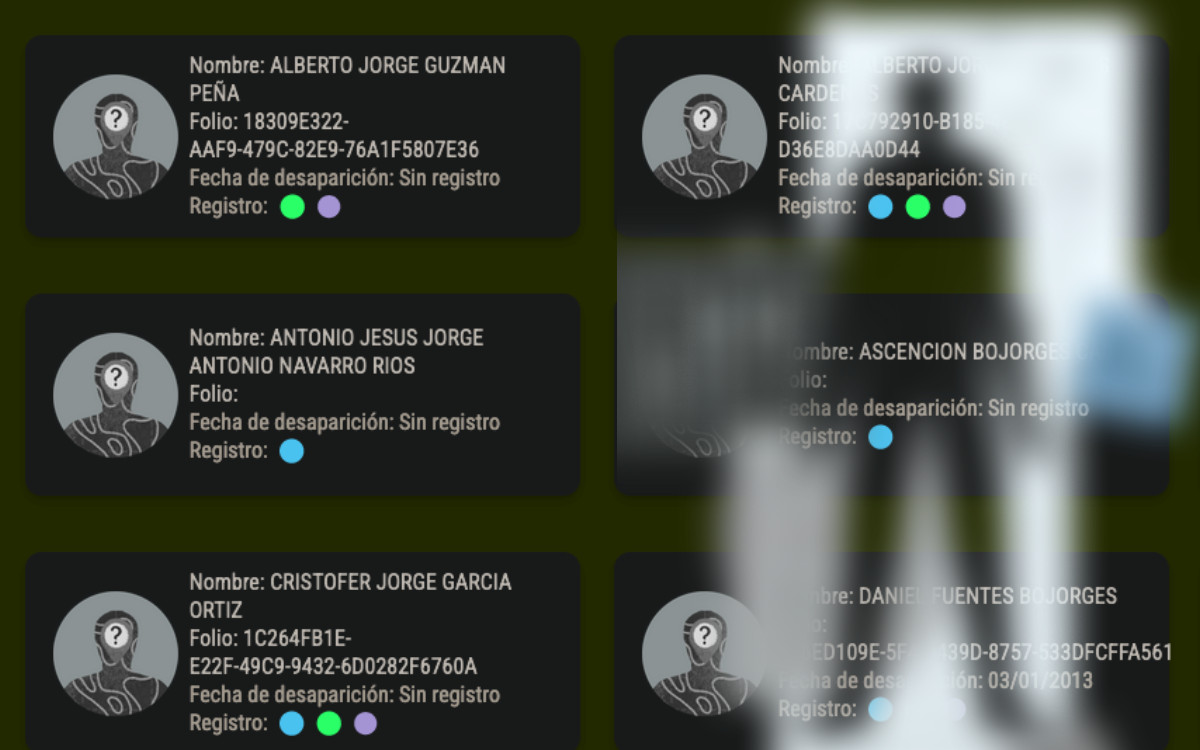 Data Cívica detecta 11 mil nombres borrados entre bases de desaparecidos del gobierno