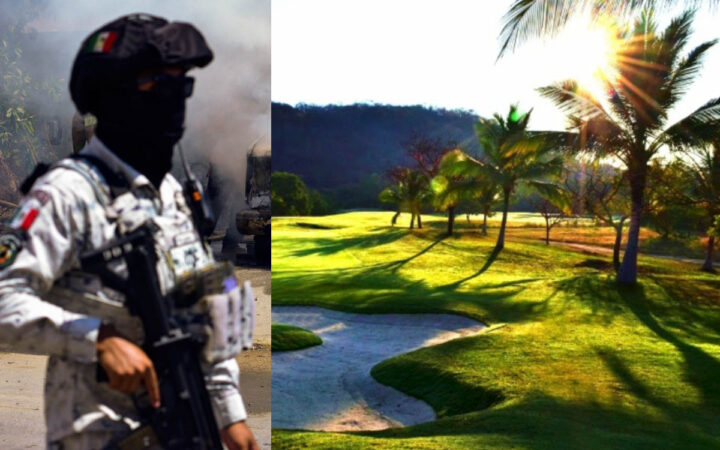 Guardia Nacional toma club de golf Tangolunda, concesionado a Salinas Pliego