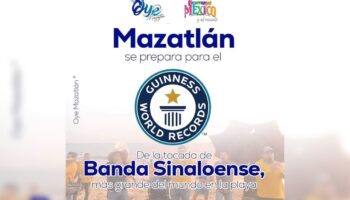 Convocan a tocada masiva de banda sinaloense en Mazatlán para romper Guinness Record