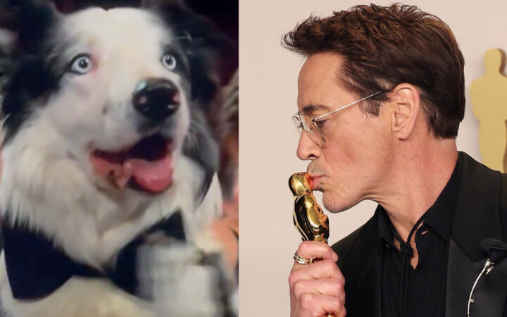Robert Downey Jr ganó su primer Oscar y se llevó el aplauso de todos, hasta de Messi