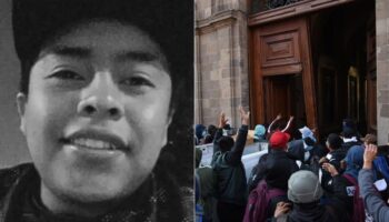 Normalista Yanqui Kothan participó en protesta de Palacio Nacional: Vidulfo Rosales