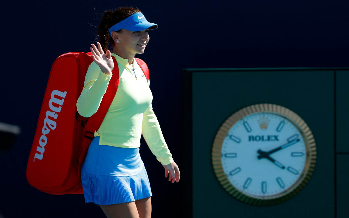 Dura poco la reaparición de Simona Halep en el Miami Open | Video