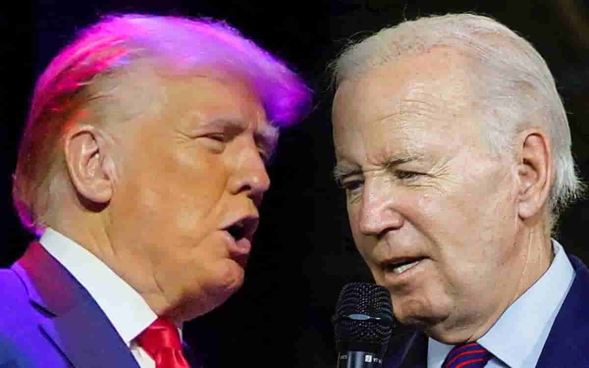 Trump genera polémica con video en el que aparece Biden atado y amordazado