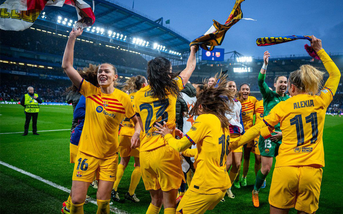 Barça Femení remonta al Chelsea y jugará su cuarta Final de Champions League consecutiva