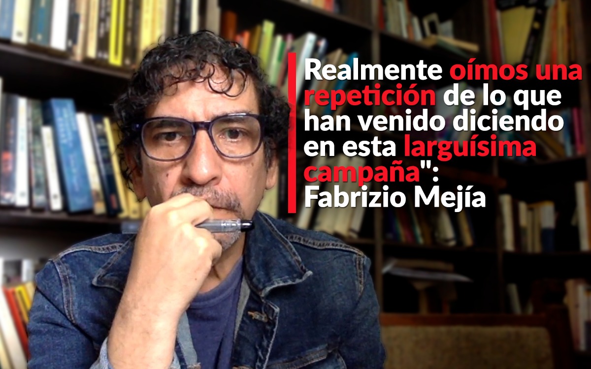 ‘Realmente oímos una repetición de lo que han venido diciendo en esta larguísima campaña’: Fabrizio Mejía