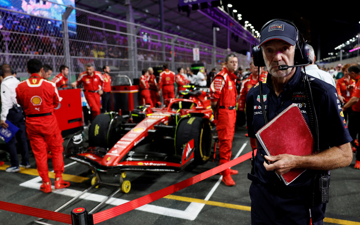 F1: Adrian Newey, mente maestra de Red Bull, llegaría a Ferrari