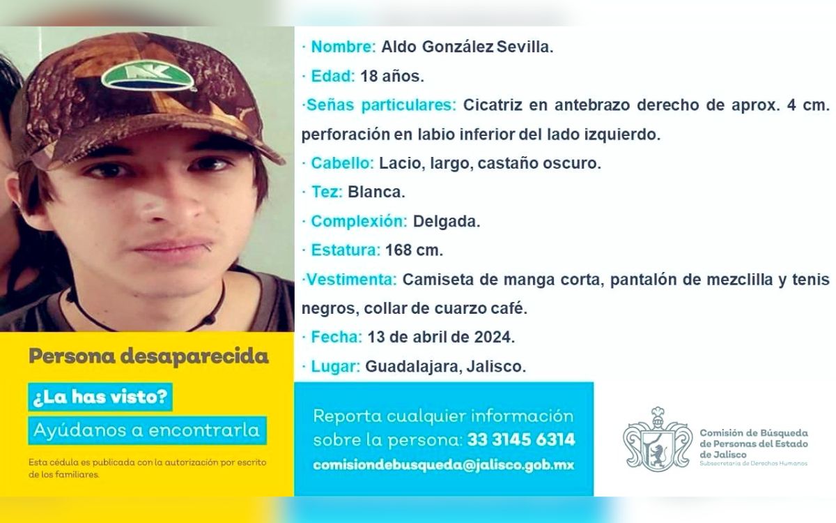 ‘Es un infierno no saber donde está mi hijo’, señala el padre de Aldo González