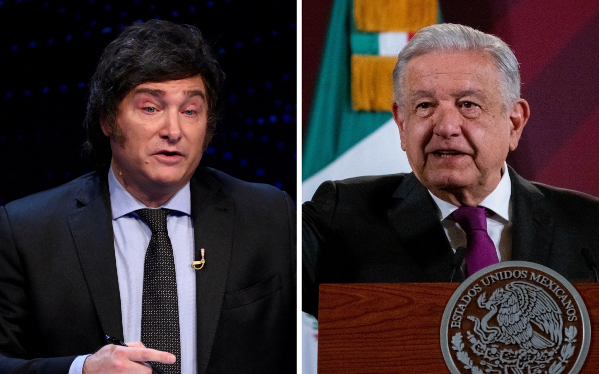 AMLO dice que entrevistador ‘entrampó’ a Milei, quien lo llamó ‘ignorante’
