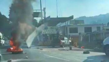Bloquearon autopista México - Cuernavaca; exigían apagar incendios en Morelos