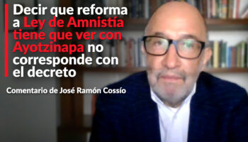 Decir que reforma a Ley de Amnistía tiene que ver con Ayotzinapa no corresponde con el decreto: Cossío