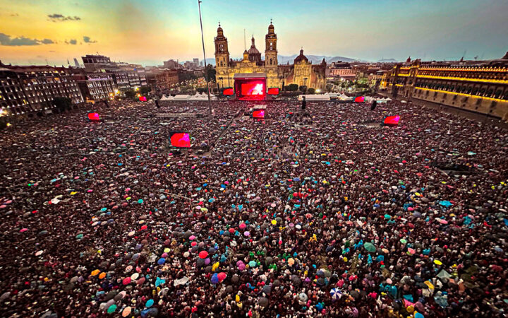 Los conciertos del Zócalo con más asistentes