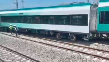 Tren Maya descarriló aparentemente por fuerza cortante debido a elementos de sujeción: ingeniero | Entérate