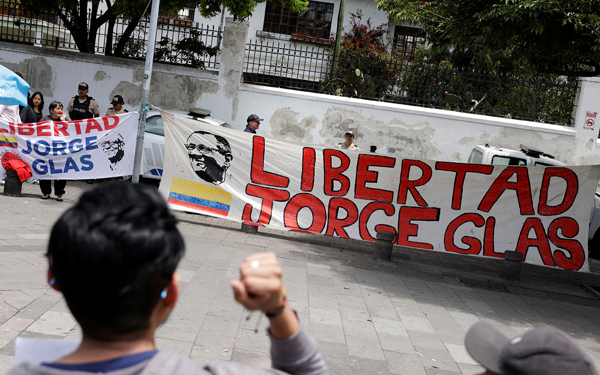 tribunal de ecuador decidirá este viernes si anula la detención del exvicepresidente glas