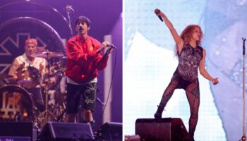 Los repertorios de Shakira y Red Hot Chili Peppers pasarán a manos de Blackstone