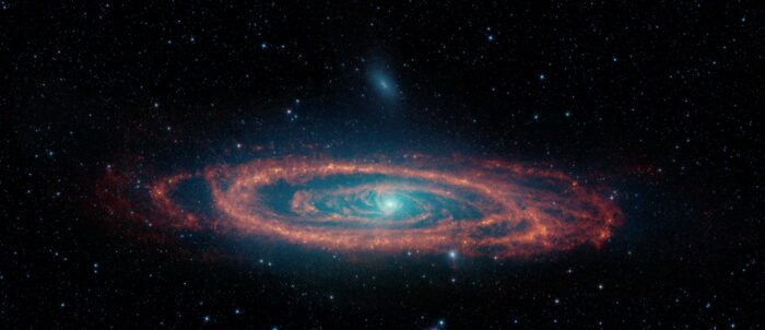 Andrómeda Spitzer Space Telescope