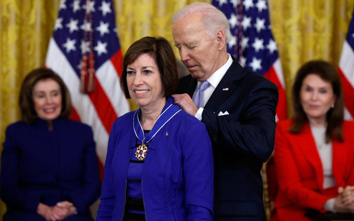 Biden awarded the Medal of Freedom to 19 people, including the first Latina in space