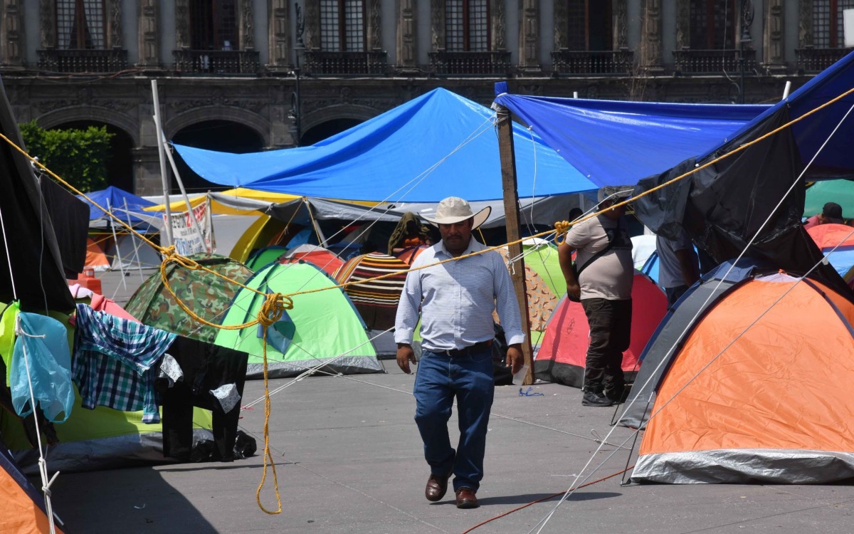 ​CNTE acuerda con Segob reubicar plantón para permitir evento de Sheinbaum