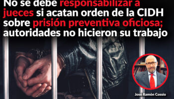No se debe responsabilizar a jueces si acatan orden de la CIDH sobre prisión preventiva oficiosa; autoridades no hicieron su trabajo: Cossío