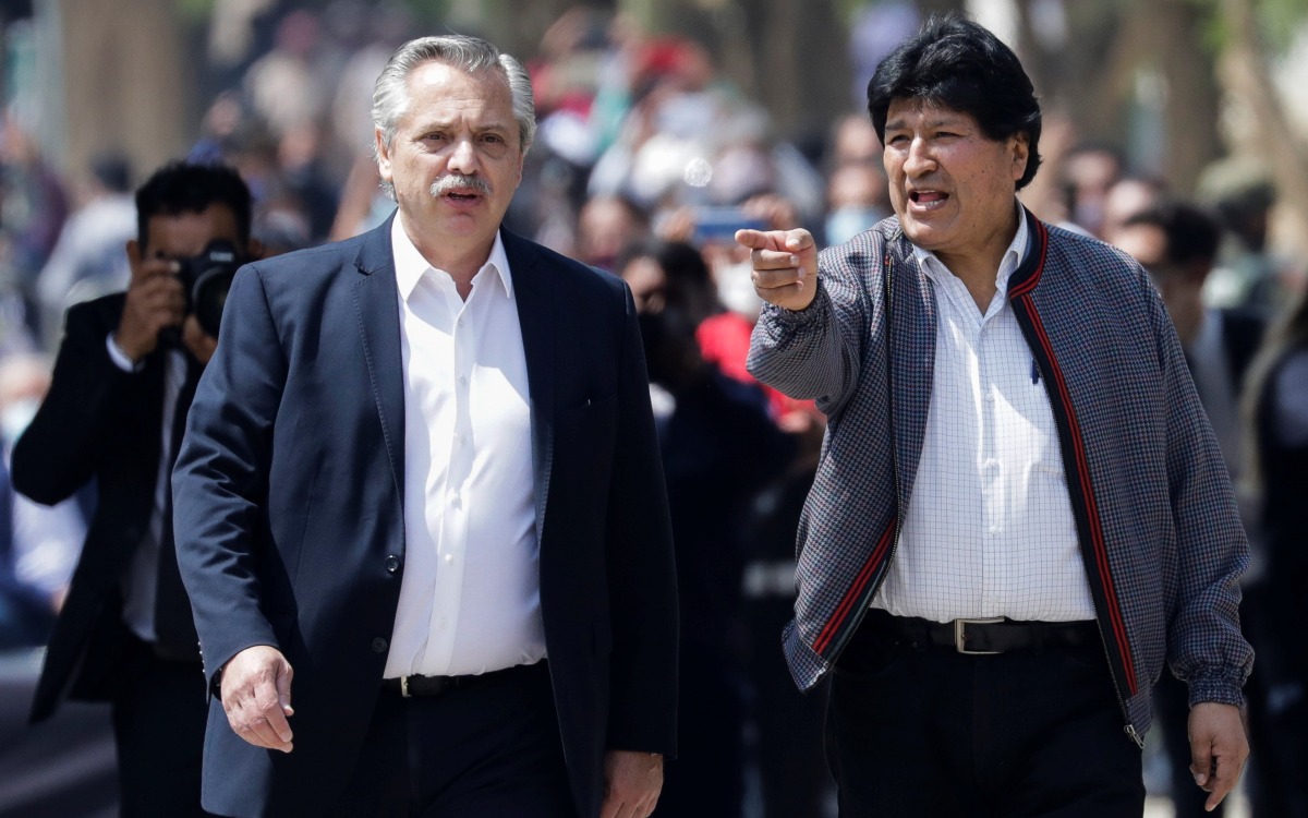 Expresidentes Alberto Fernández y Evo Morales encabezan misión de observación de elecciones