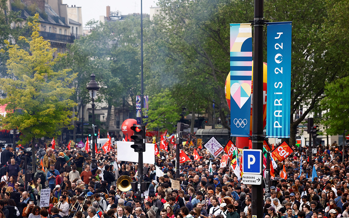 Manifestaciones del 1° de mayo en Francia: diversas reivindicaciones de sindicatos y activistas