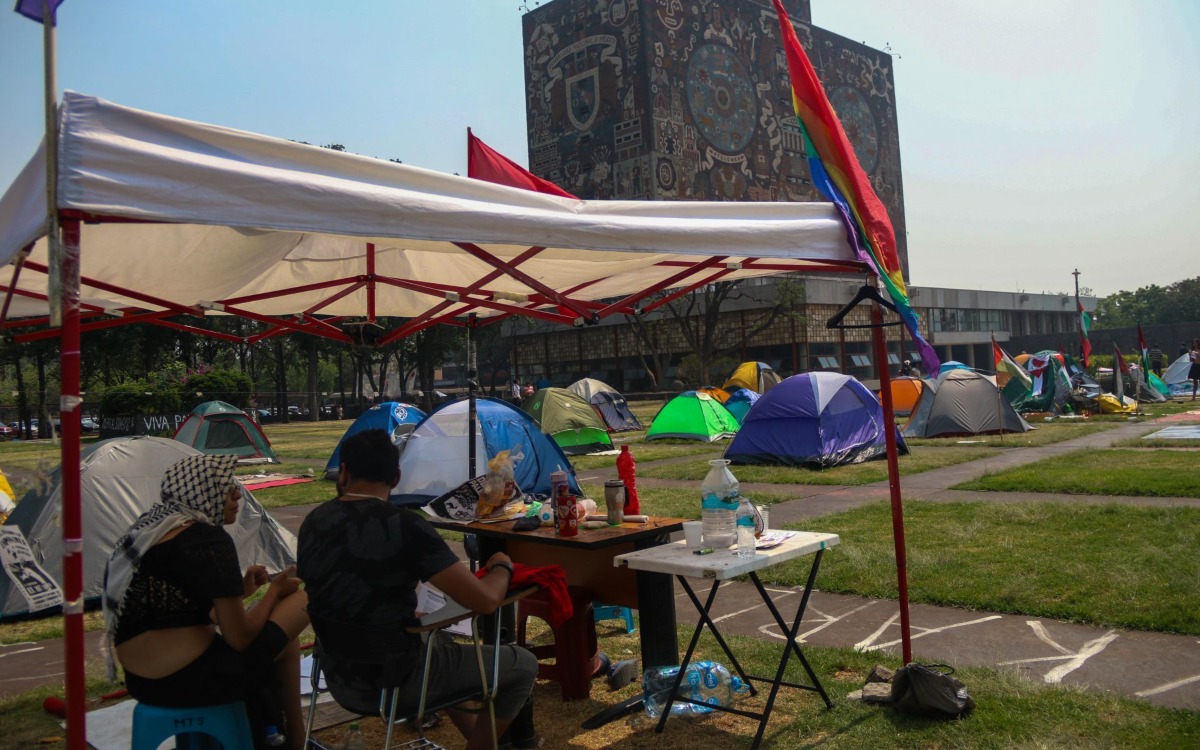 Levantan campamento proPalestina en UNAM por vacaciones | Video