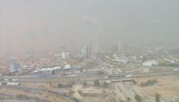 Nube de polvo cubre la ciudad de Puebla | Videos