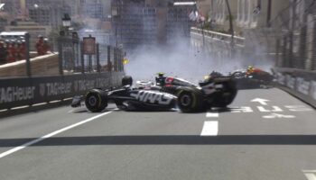 F1: 'Checo' Pérez sufre accidente en el Gran Premio de Mónaco