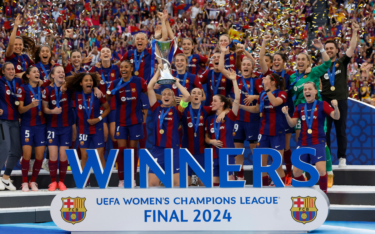 Barcelona Femenil conquista su tercera Champions League | Video