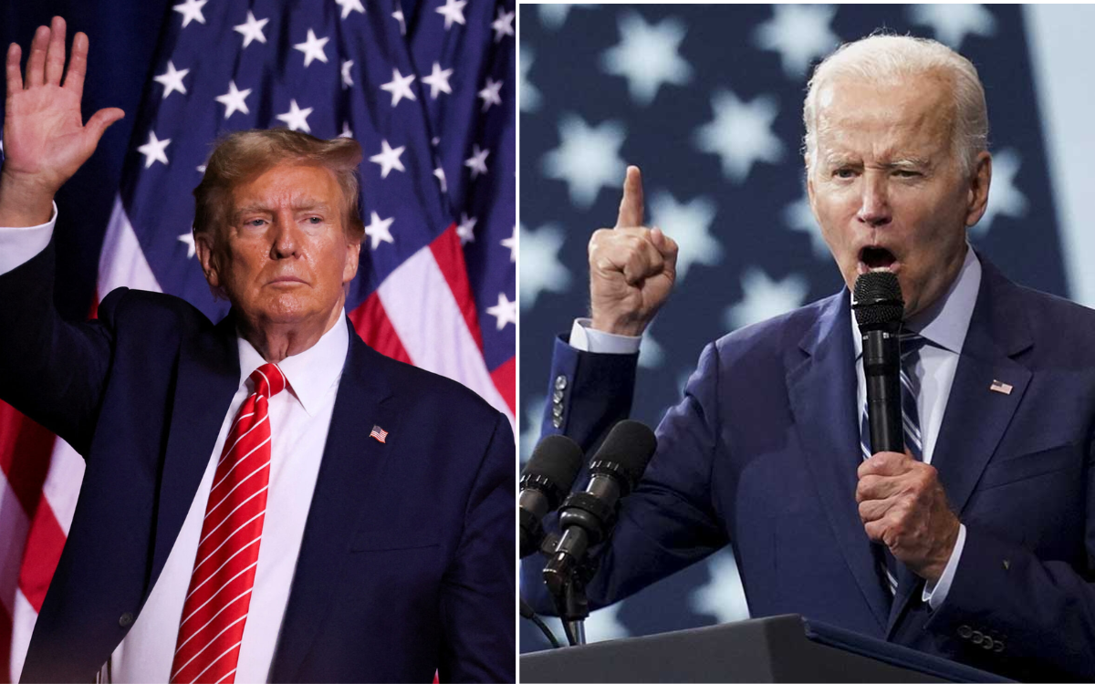 Trump lidera las encuestas en cinco de los seis estados clave con un Biden deteriorado por Gaza