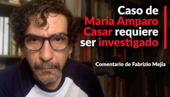 Caso de María Amparo Casar requiere ser investigado : Fabrizio Mejía | Video