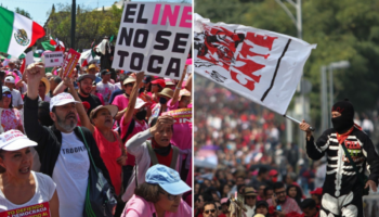 Marea Rosa y CNTE convivirán en el Zócalo 'sin conflicto'
