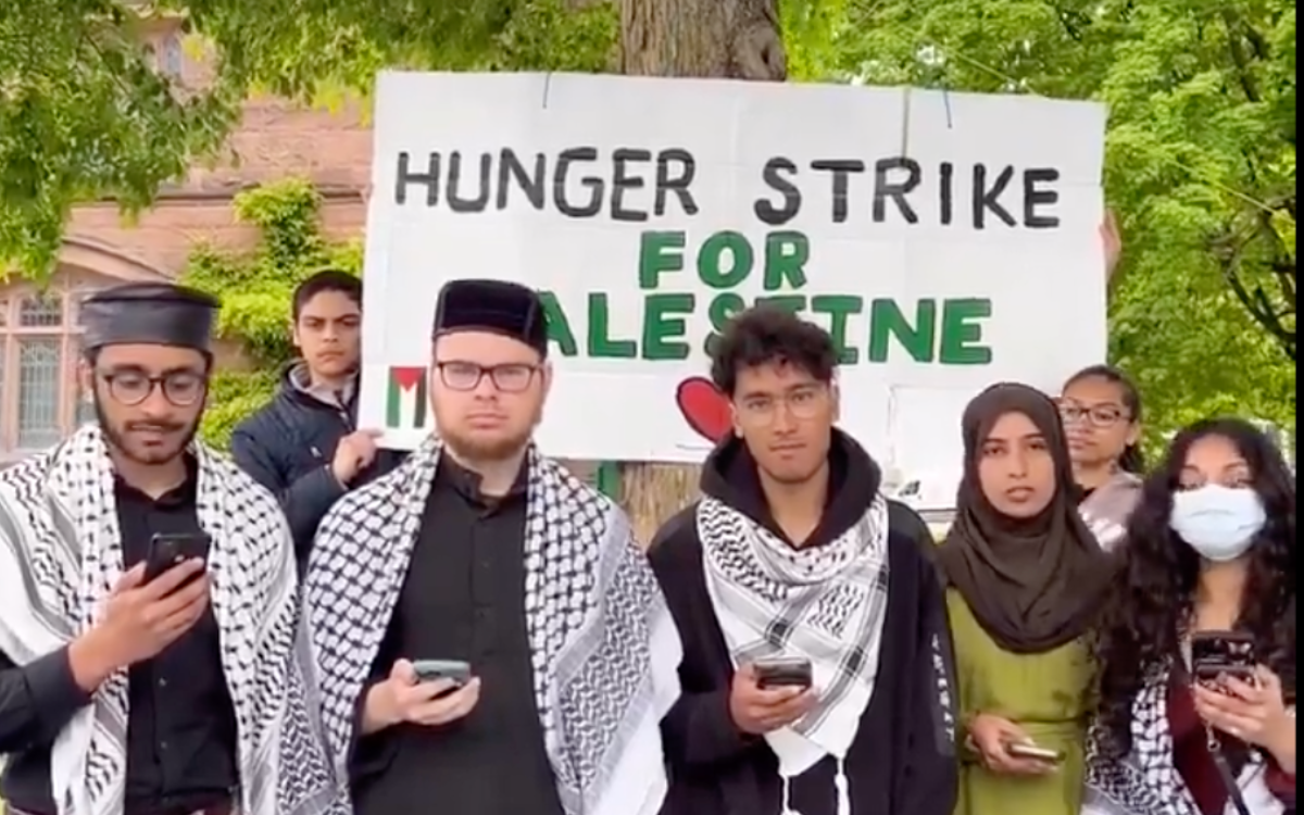 Princeton students go on hunger strike in solidarity with Gaza |  video