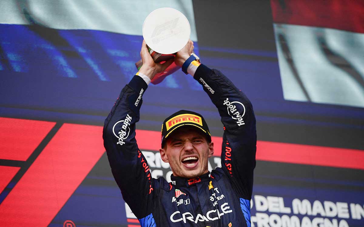 F1: Verstappen gana en Imola; ‘Checo’ queda octavo