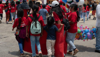 Menores indígenas marcharon contra la explotación infantil en Chiapas