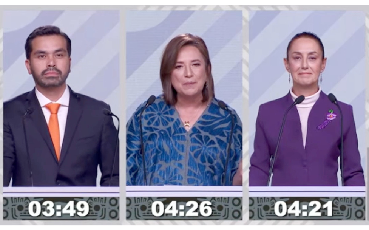 El narco y la violencia confrontan a Gálvez y Sheinbaum en el debate presidencial