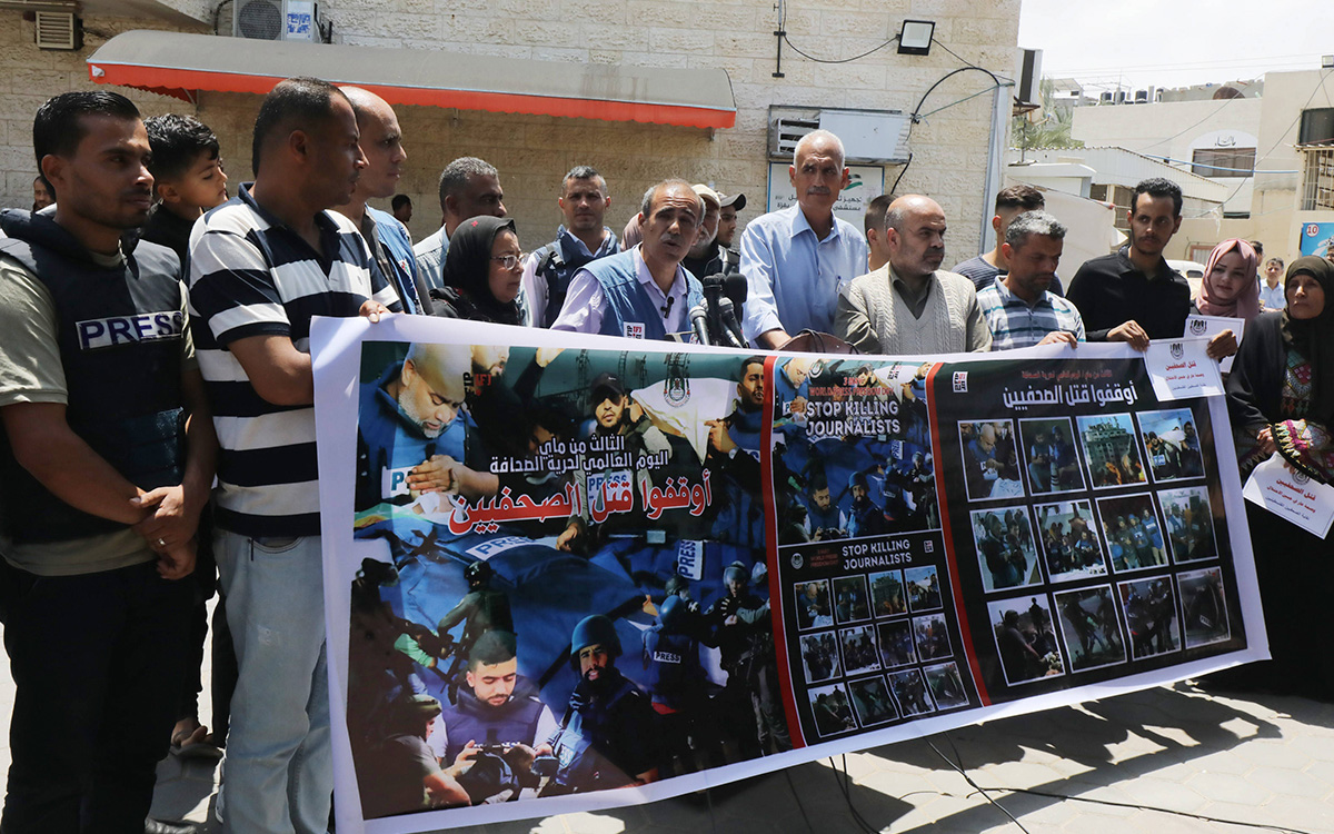 RSF warns of political pressure and poor protection of Palestinian journalists