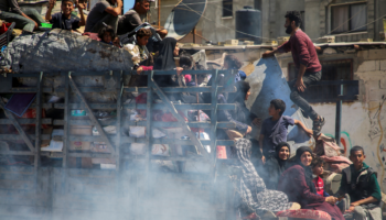 200 palestinos abandonan Rafah cada hora, según UNRWA