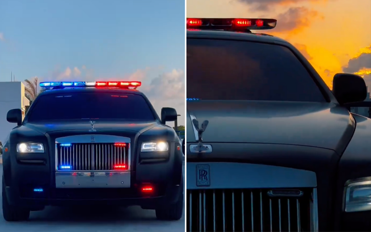 Miami Beach Police make their controversial debut with the world’s first Rolls-Royce patrol car.