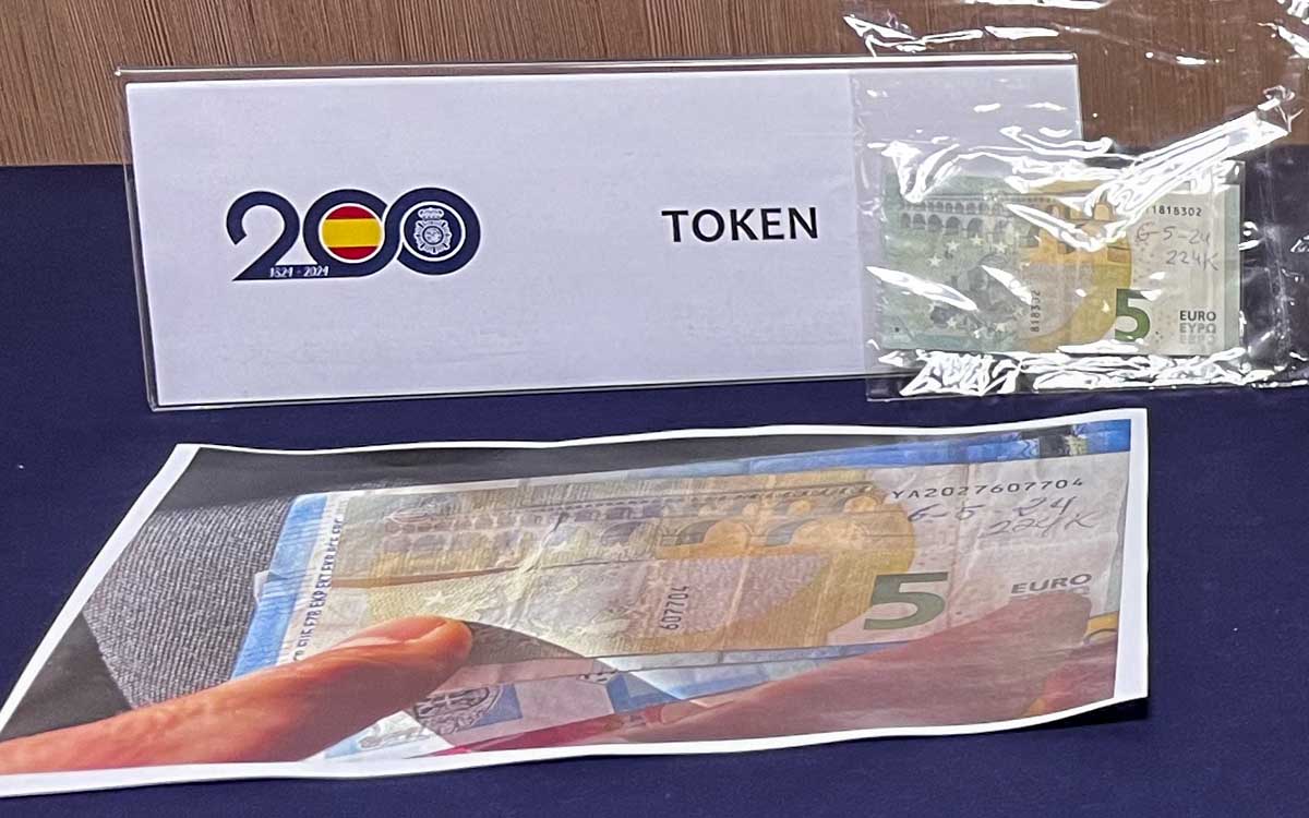 What role did the five euro note play in the activities of the Sinaloa cartel in Spain?