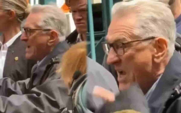 Video | Robert de Niro niega confrontación con manifestantes en NY