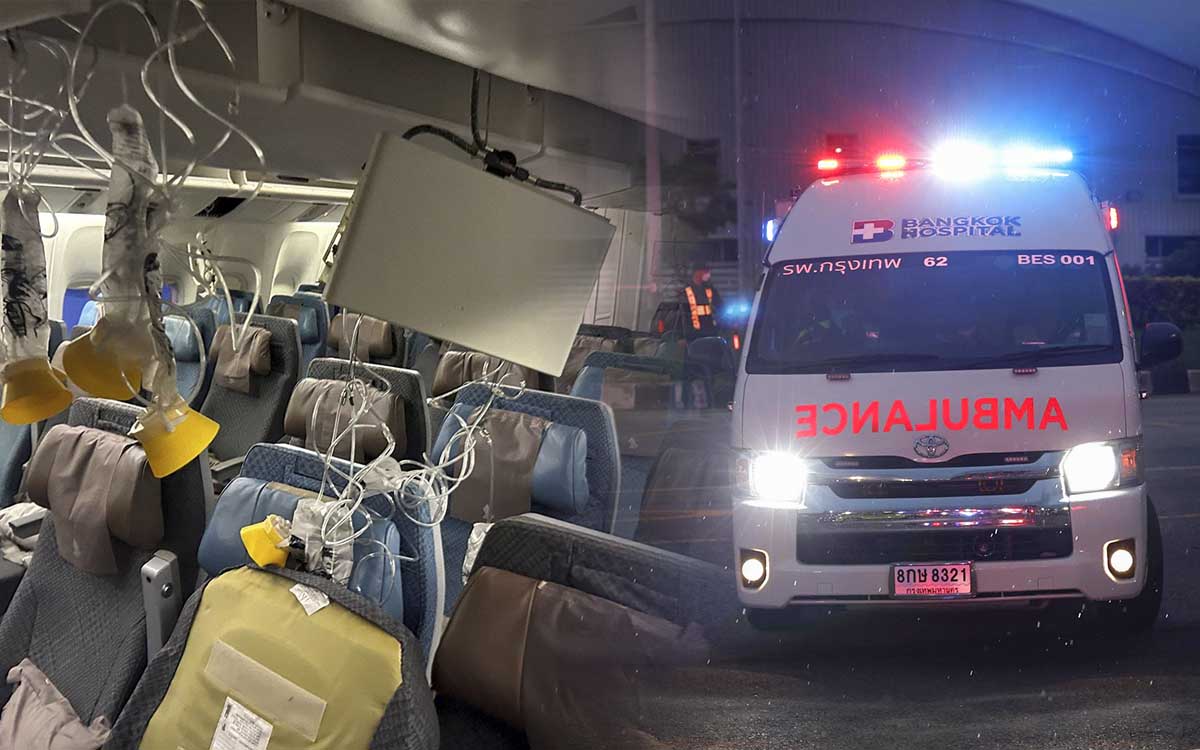 Twenty passengers on the Singapore Airlines flight are in intensive care.