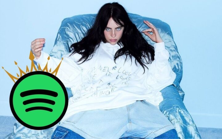 Billie Eilish se convierte en la artista más joven en superar 100 millones de oyentes mensuales en Spotify