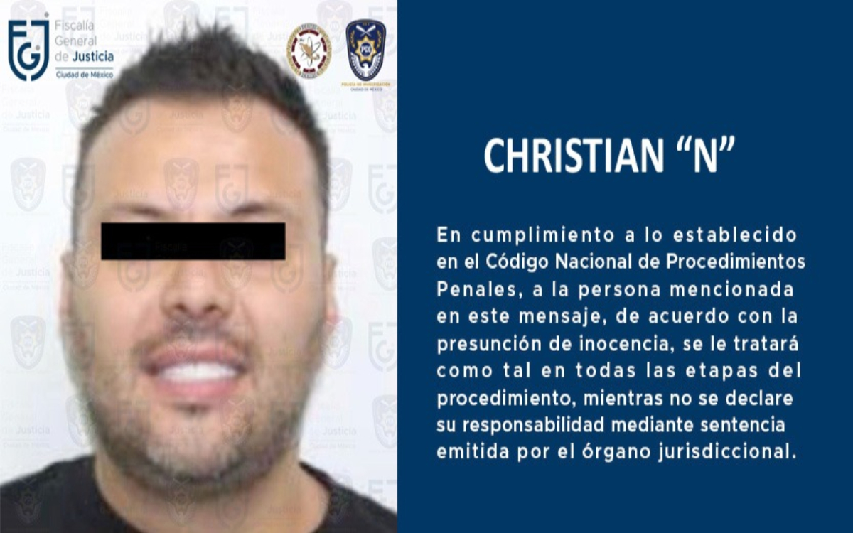 ​Detienen a presunto operador del CJNG en la CDMX