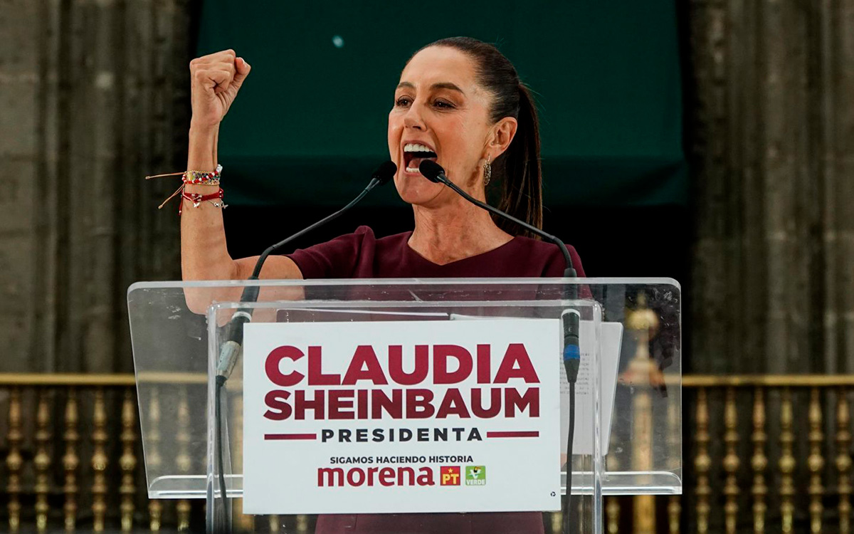 Sheinbaum dice que marcará ‘muy claro’ la distancia entre su gobierno y Morena