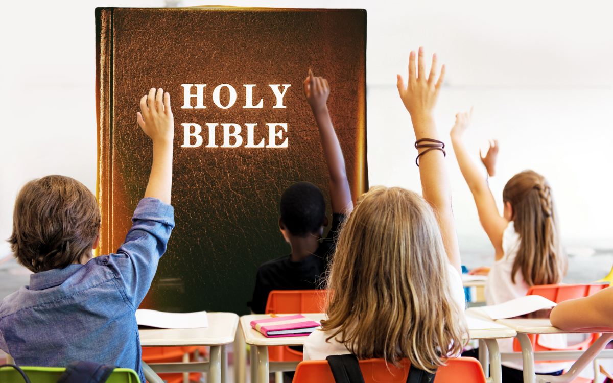 They are ordering the Bible to be included in public schools in Oklahoma, USA.